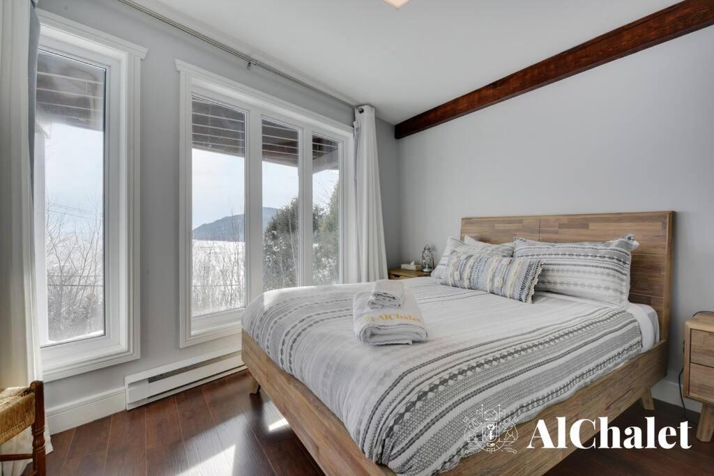 Aelpha-M - Magnifique Vue Sur Le Fleuve Villa Baie-Saint-Paul Bagian luar foto