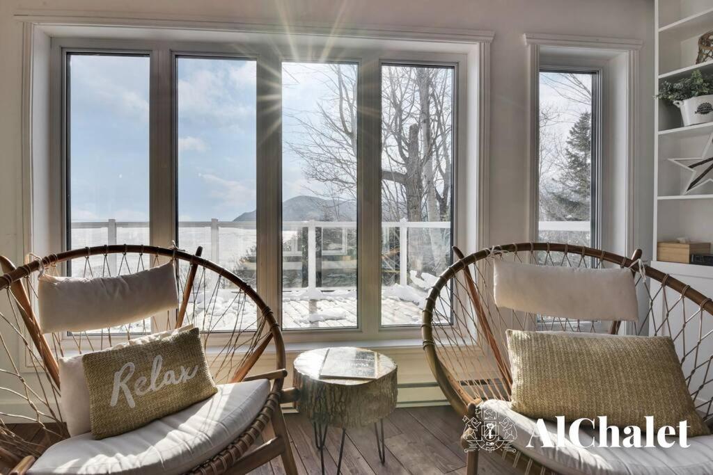 Aelpha-M - Magnifique Vue Sur Le Fleuve Villa Baie-Saint-Paul Bagian luar foto