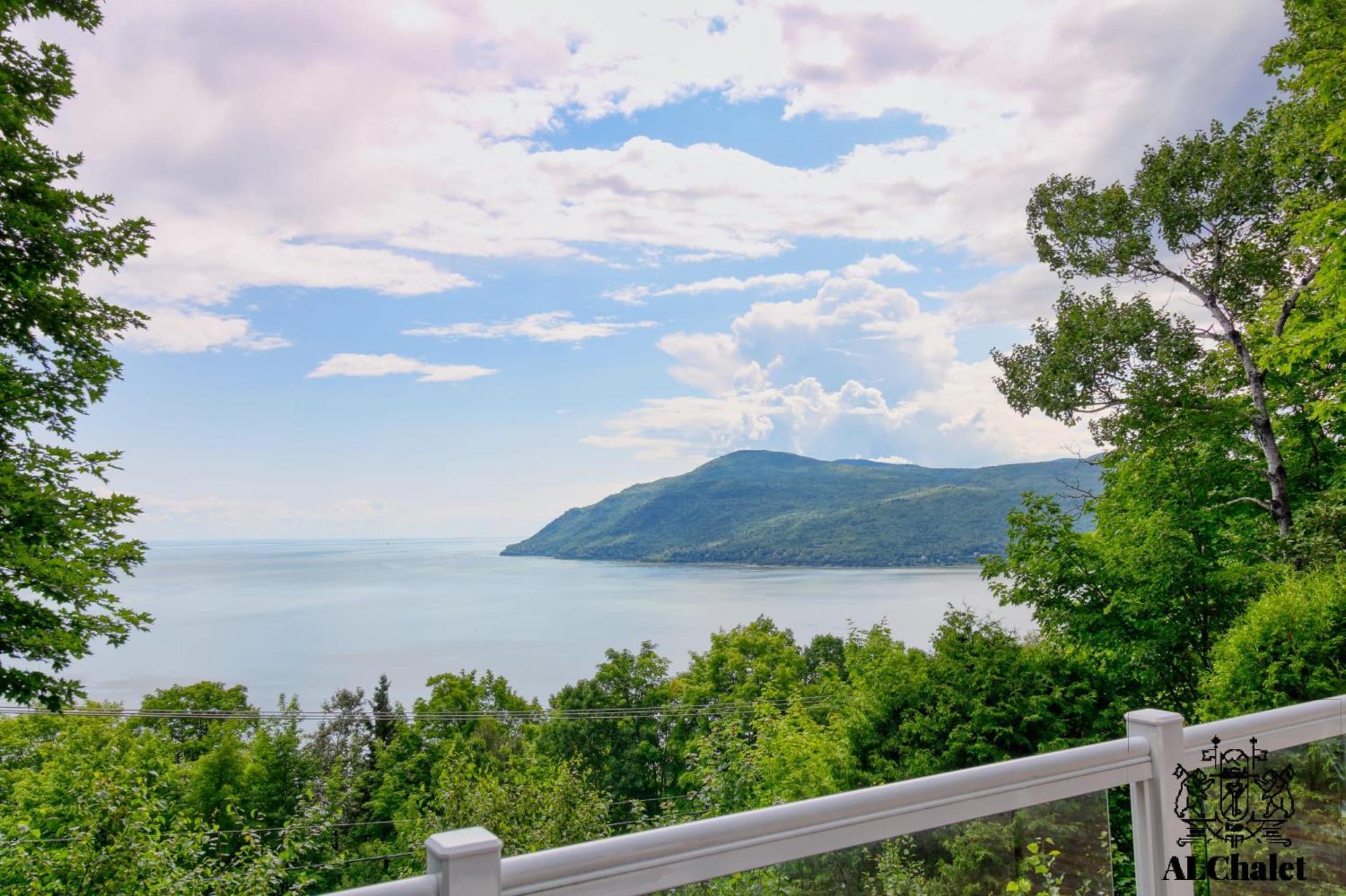 Aelpha-M - Magnifique Vue Sur Le Fleuve Villa Baie-Saint-Paul Bagian luar foto